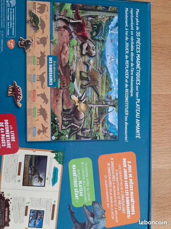 Dinosaures magnétiques plateau +livre (image 4)
