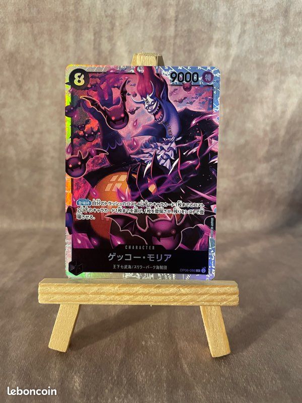 Carta One Piece Gecko Moria Alt Art OP06-086 SR, The Best PRB-01, Giapponese, Near Mint