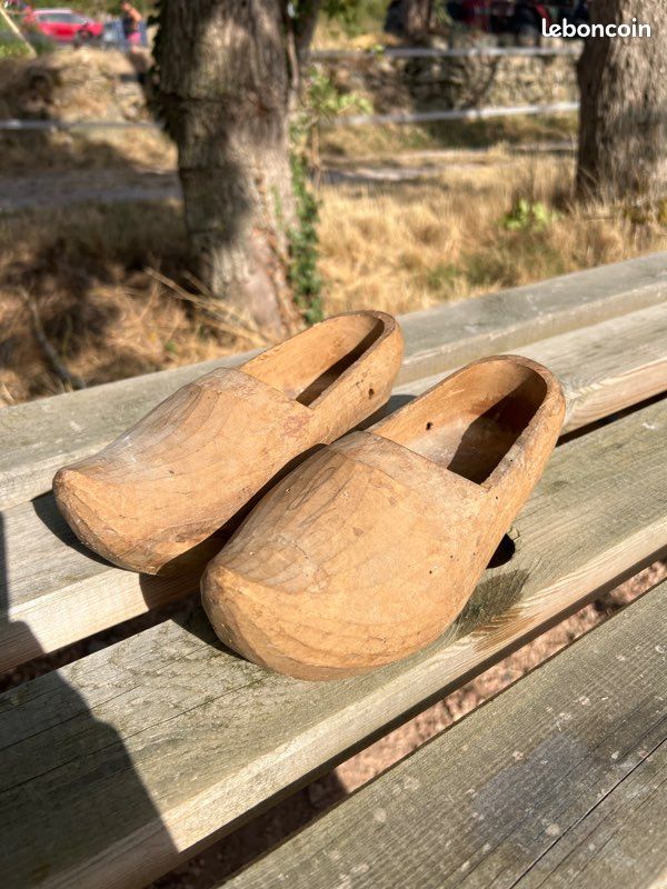Sabot en bois traditionnel enfant Décoration