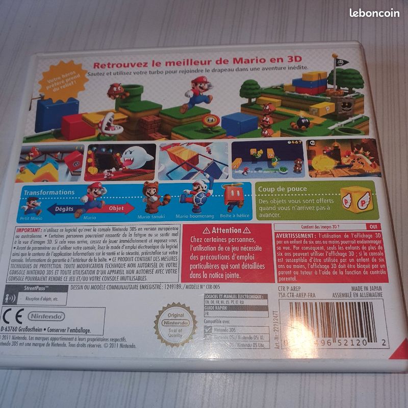 Nintendo 3ds mario 3dland (image 2)