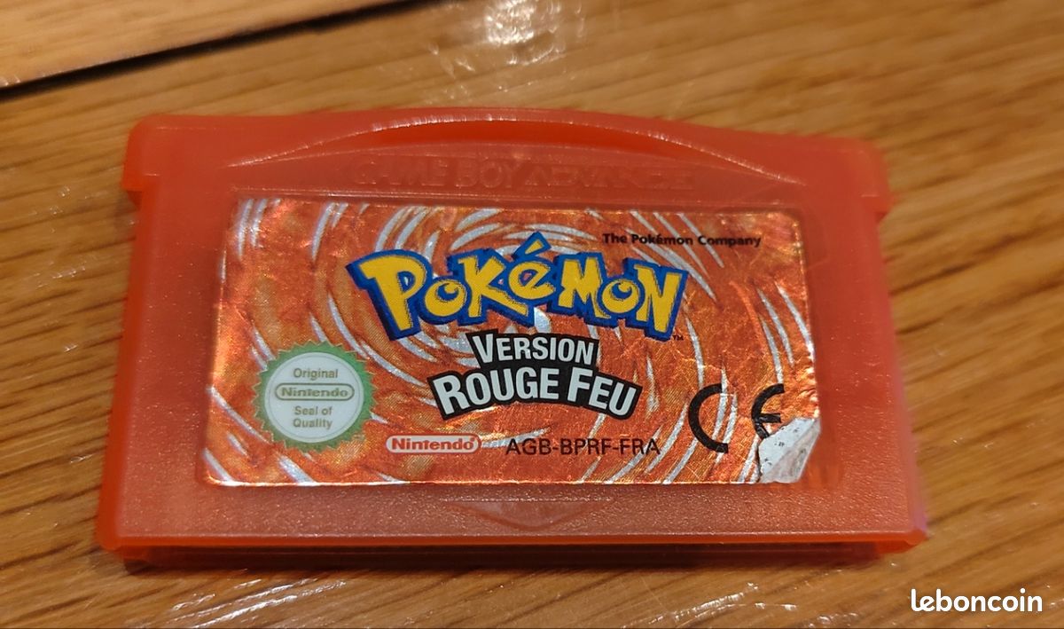 Pokemon version rouge feu nintendo gameboy advance (image 1)