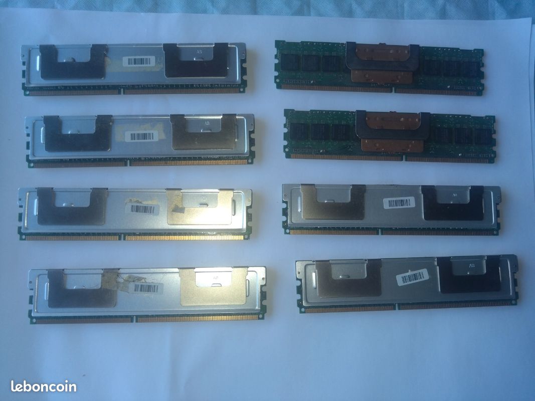 Lot de 8 Barrettes Ram pc Samsung et hunix (image 3)