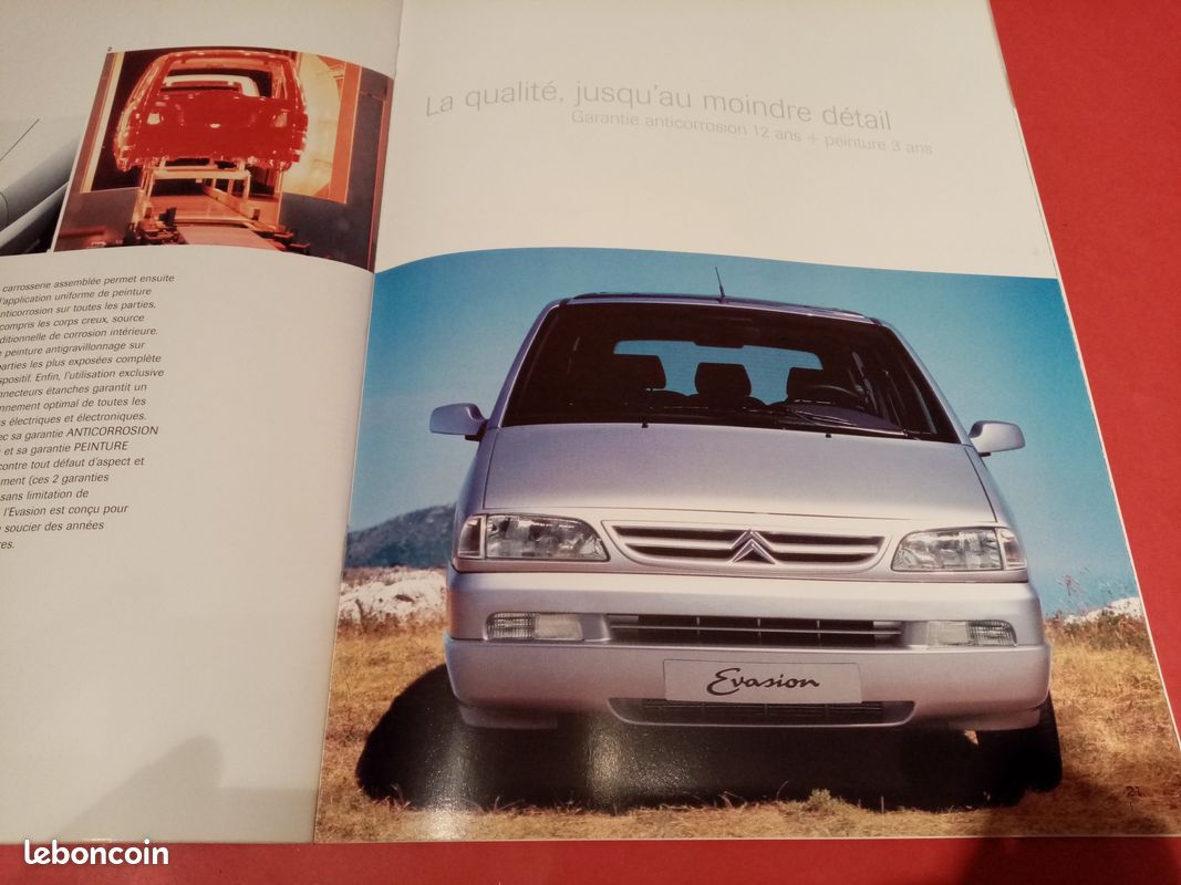 Catalogue Citroen Evasion X, SX, VSX - 02 2000 (image 4)