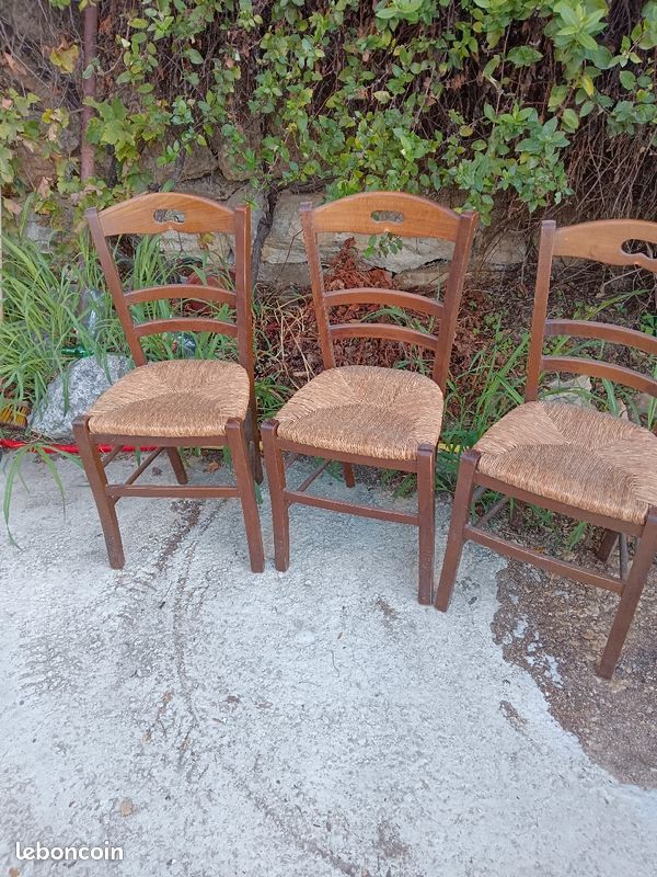 3 chaises en très bon état (image 1)