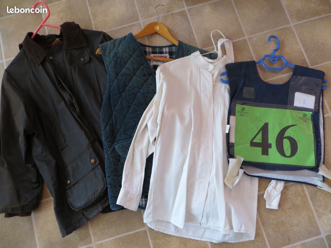 Veste huilée d'équitation en 38-40 (image 1)