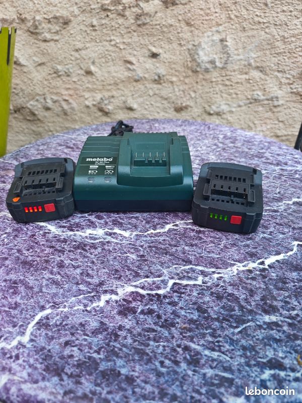 Chargeur METABO + BATTERIES 18 v (image 2)