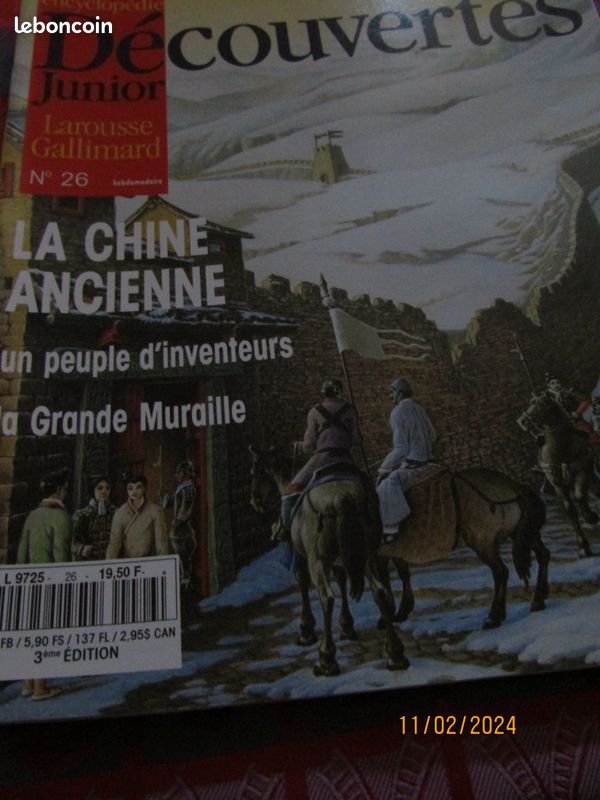 LAROUSSE GALLIMARD - ENCYCLOPéDIE DéCOUVERTES JUNIOR - LOT DE 10 - NUMéROTéS (image 3)
