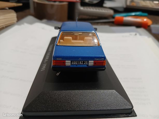 Modèle Réduit 1:43 Simca Talbot Tagora GLS Noire 1981 - IXO Altaya, Occasion Très Bon état