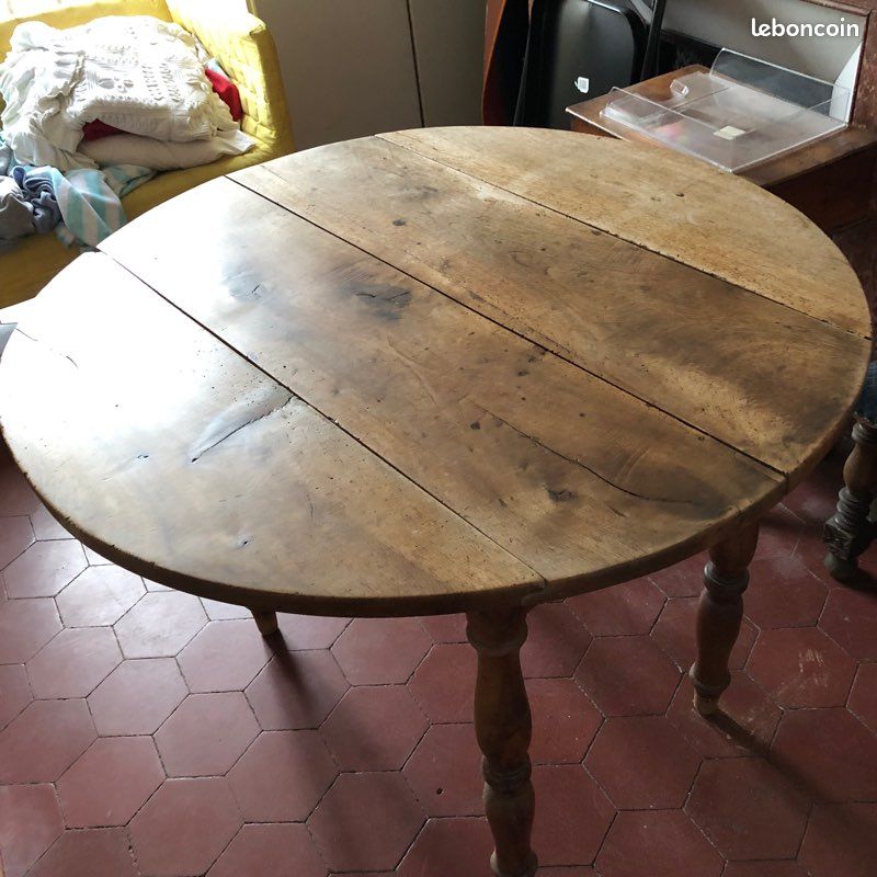 Table ancienne pieds Jacob 4 pieds (image 1)