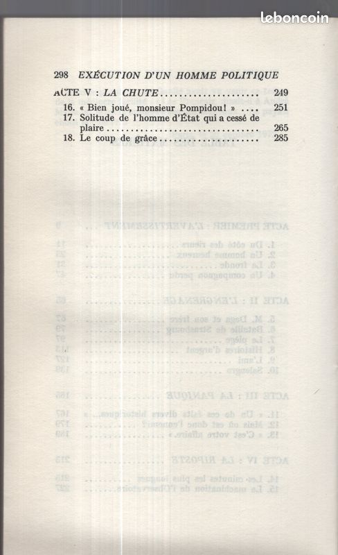 960V - Philippe ALEXANDRE / Exécution d'un homme politique (image 4)