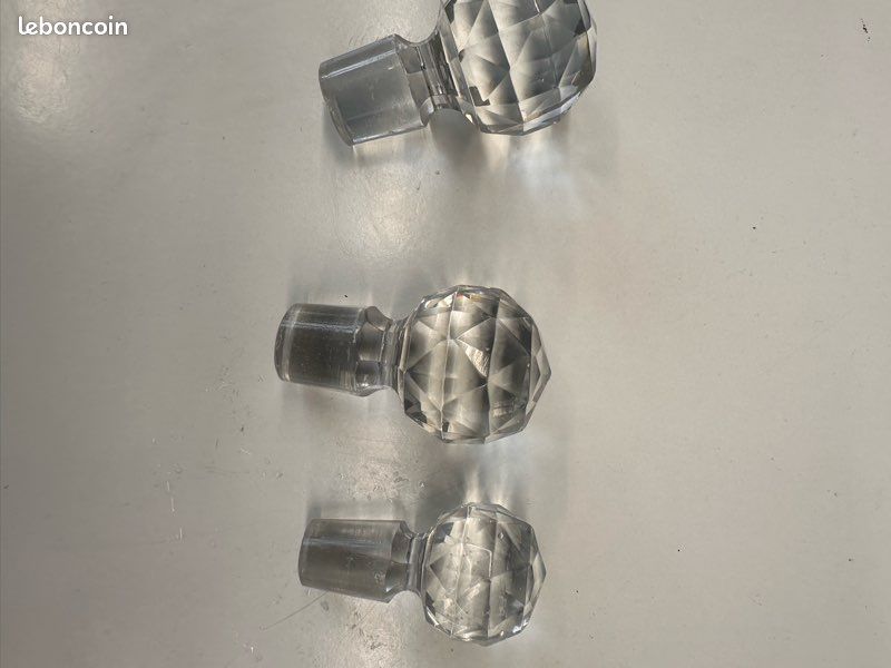 Lot de 3 Carafes en Cristal BACCARAT France – Signées – Milieu XXe (image 7)
