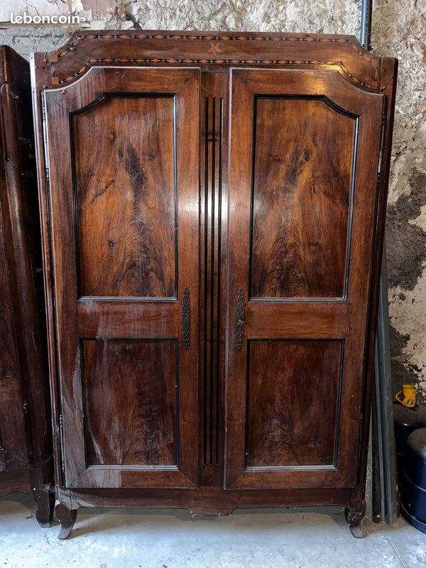Armoire 2 portes - Louis XVI (image 1)
