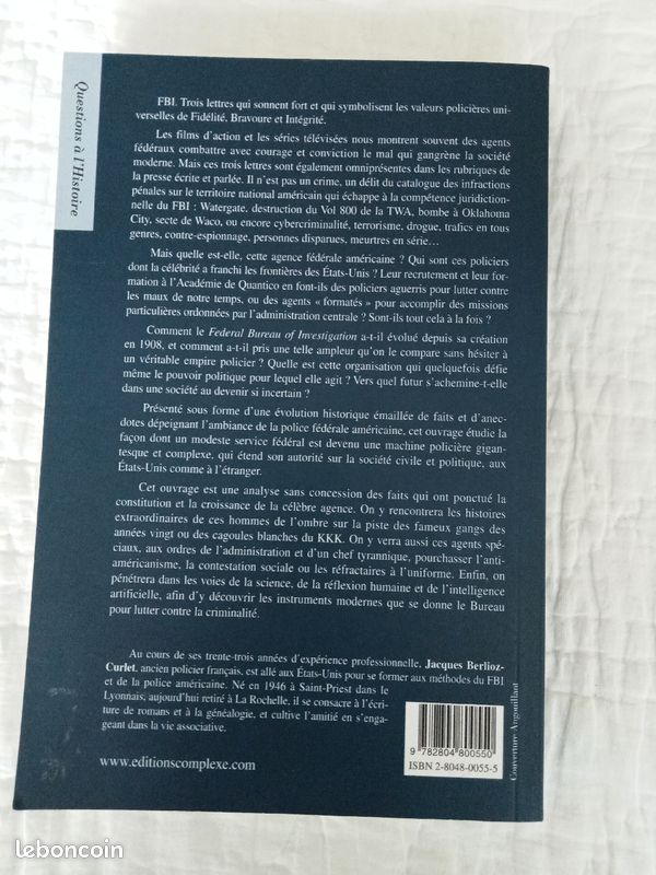 Vends livre d'occasion FBI histoire d'un empire (image 3)