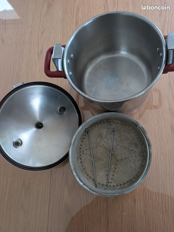 Cocotte Minute Tournus 8 Litres Vintage – Avec Panier Intérieur – Très Bon État