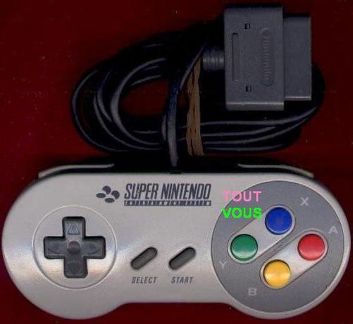 Manette De Jeu Non Officielle Pour Console Super Nintendo SNES