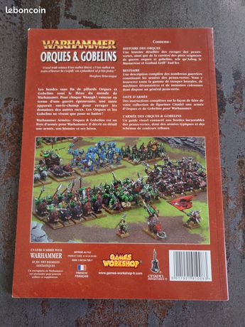 ARMÉES MASSIVE WARHAMMER orques et gobelins EUR 96,00 - FR