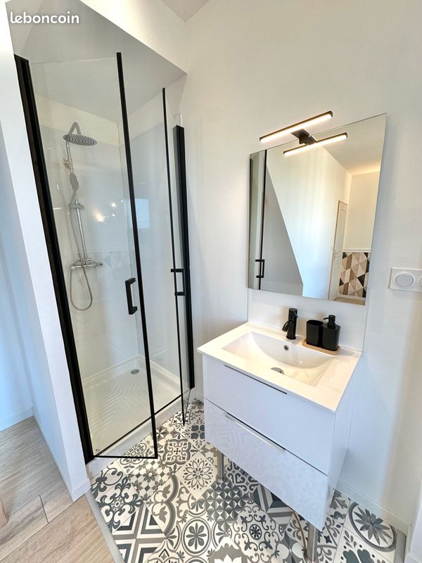 Chambre avec salle d'eau privée – coloc 200 m² avec jardin – ESTHUA / gare Saumur (image 6)