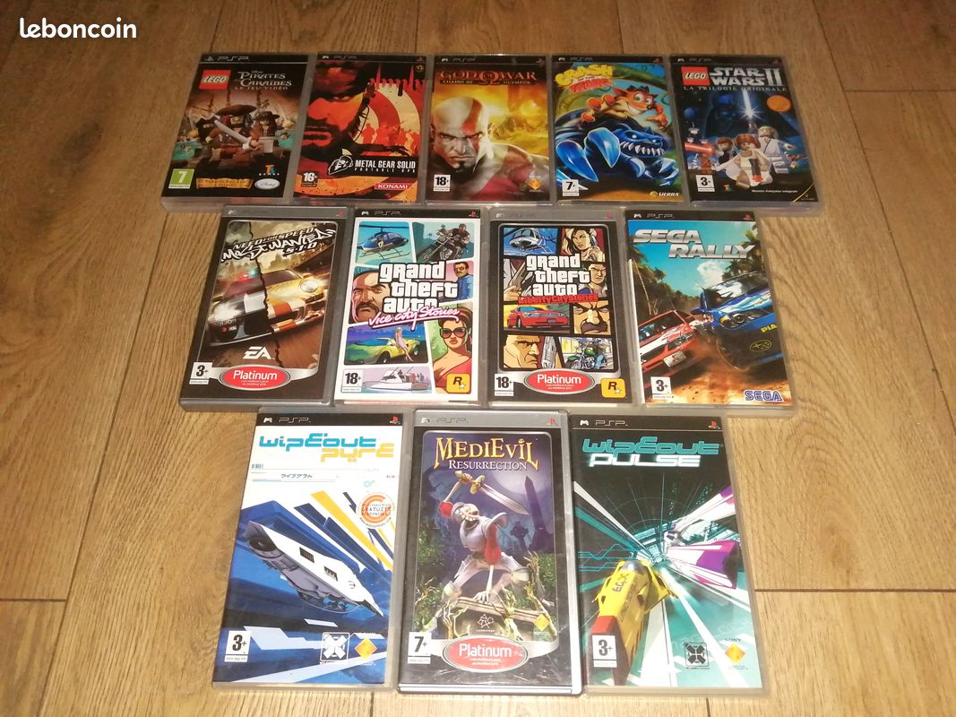 Jeu Psp Wipeout Pulse Edition Platinum