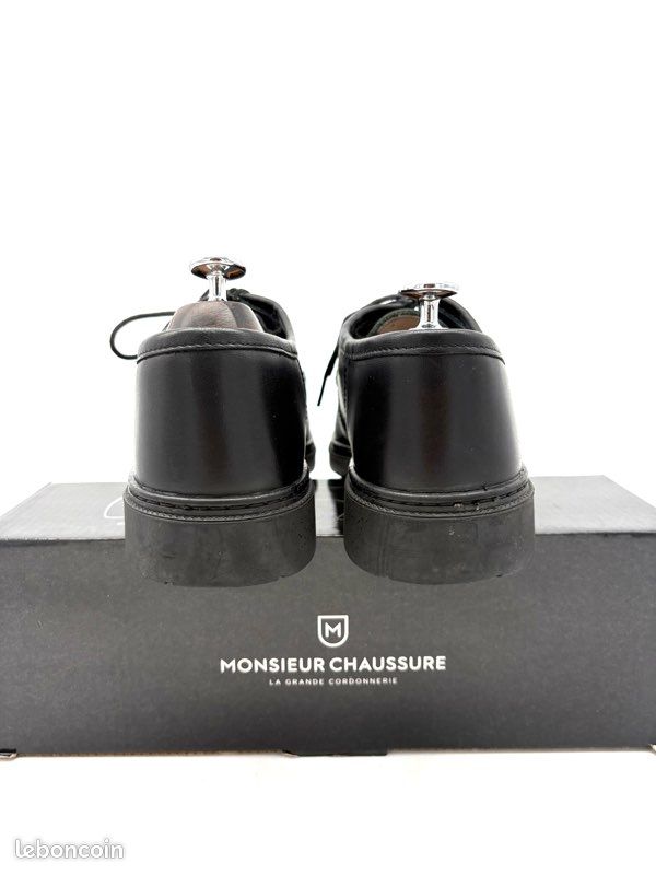 Derbies Bourget Parachoc Femme Cuir Noir 5UK – 38FR 🇫🇷 (image 11)