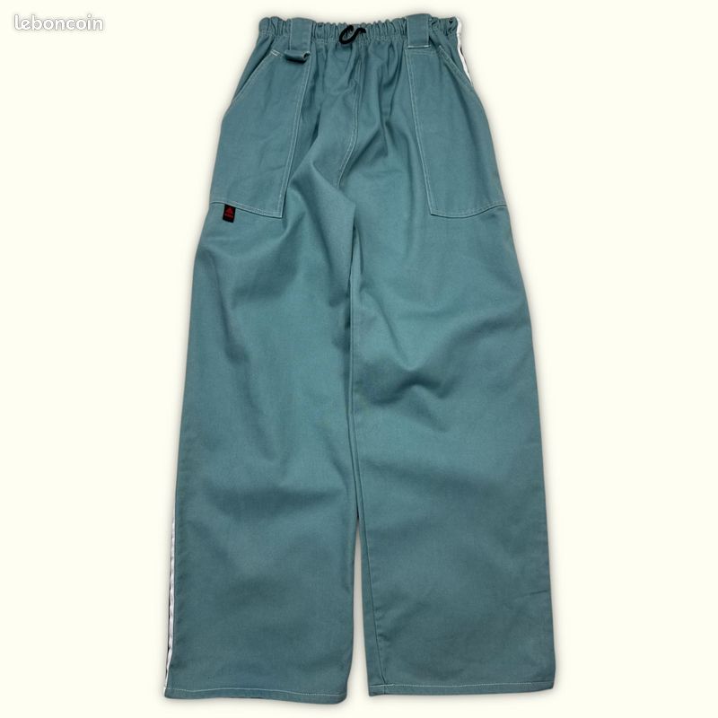 Pants Homme Stüssy L31 Bleu canard/Blanc Coton Très bon état Baggy Normal Uni (image 1)