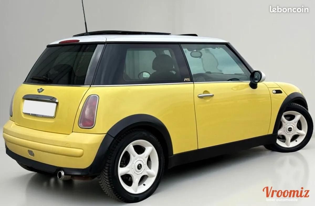 Mini Mini I (R50/R53) 1.6i 16V - 115ch (7 cv) - BVM5 - 3 Portes - Jaune ...