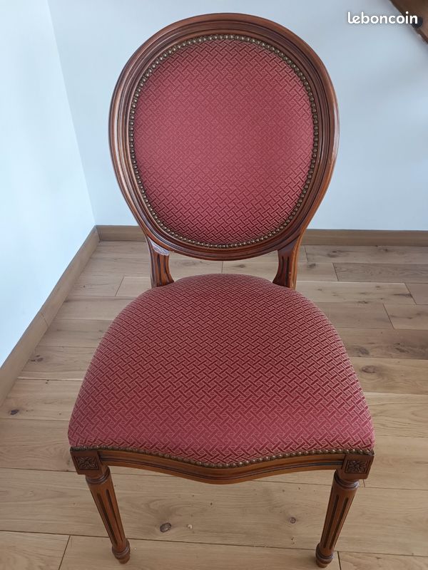 Lot 4 chaises médaillon (image 7)