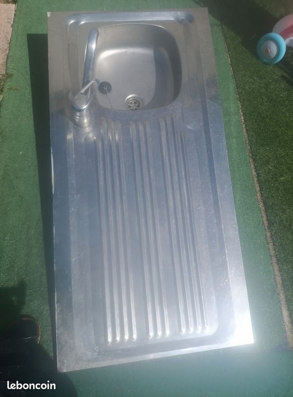 Évier cuisine 120cm*60cm avec robinet (image 3)