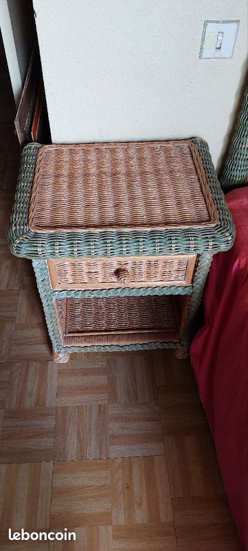 Lit en rotin 160cm (image 2)