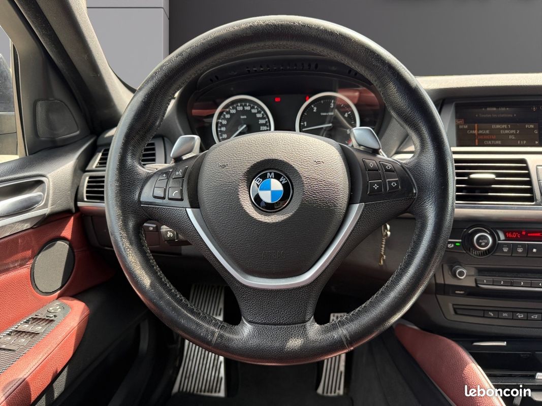 BMW X6 30d 3.0D L6 XDRIVE 235ch LUXE - RADAR AV AR - PARK ASSIST - REGULATEUR - GARANTIE 12 mois (image 12)