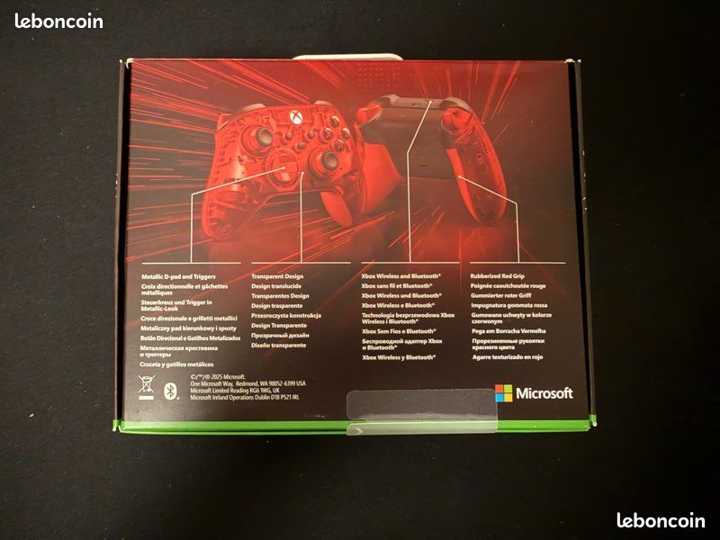 Manette Xbox pulse cipher Rouge neuve - Jeux vidéo