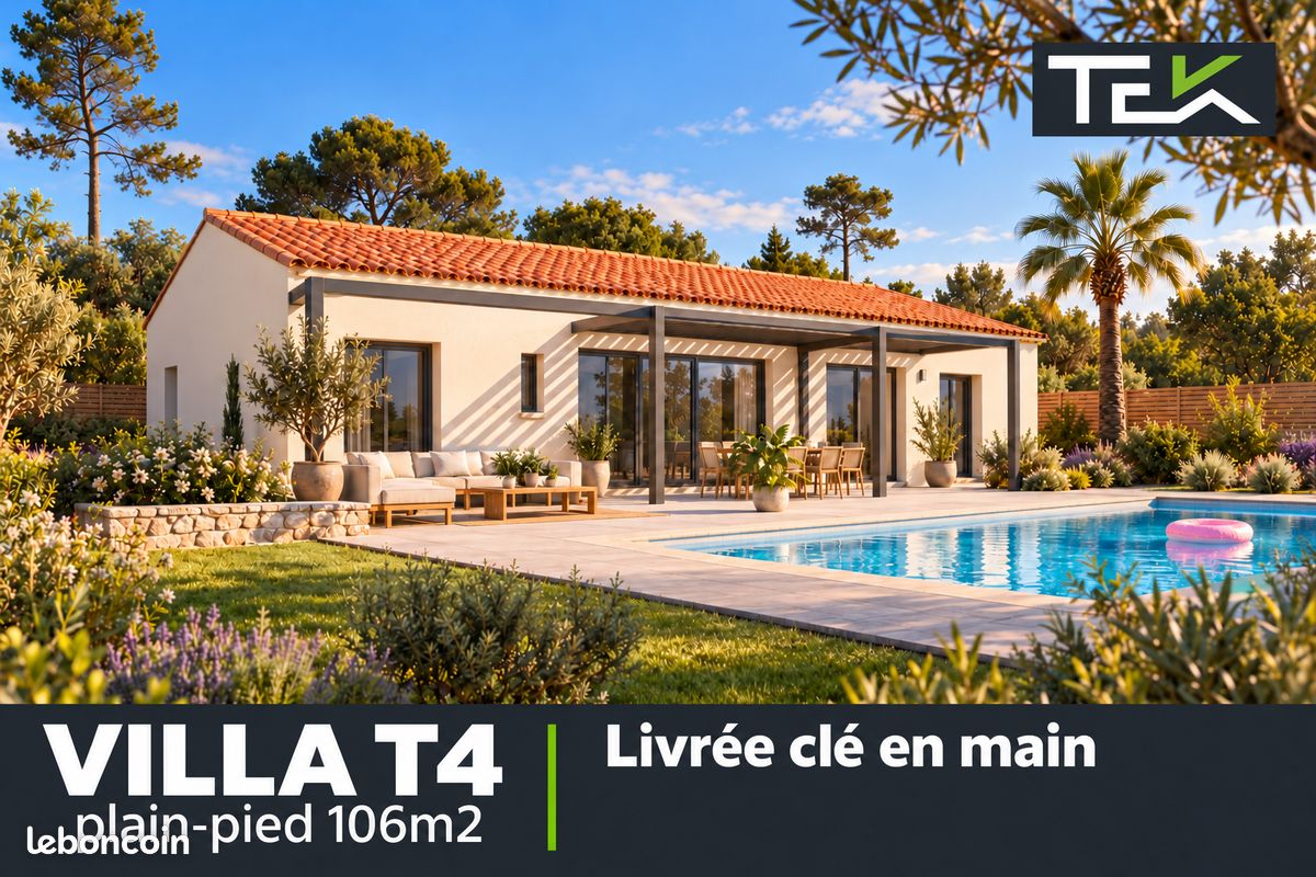 Maison 4 pièces 106 m² · à Claret · 106 m² · 340 900 €