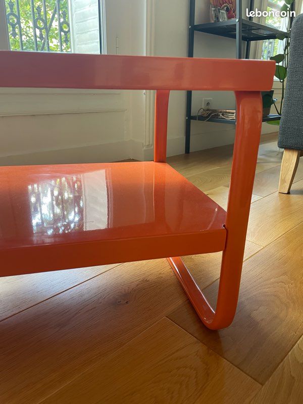 Table basse orange vintage (image 5)