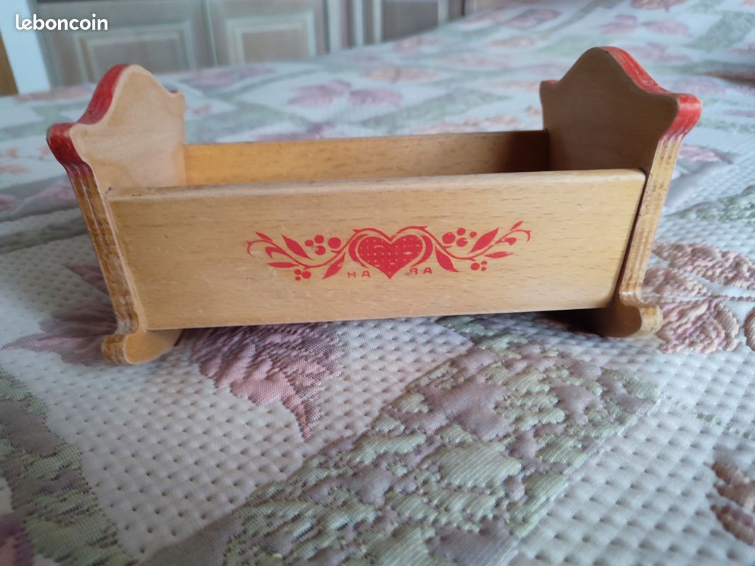 Berceau de poupée HABA vintage (image 1)