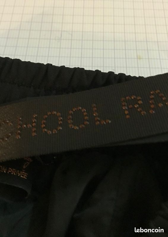 Short en laine mélangée motifs pied de poule School Rag (image 5)