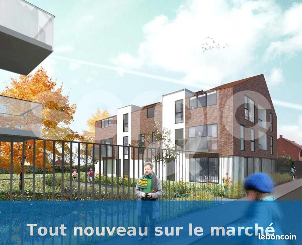Appartement 3 pièces 61 m² · à Saint-André-lez-Lille · 61 m² · 917 €/mois