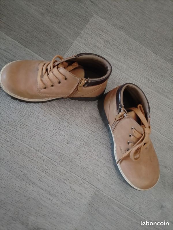Enfants Toile Chaussures - en toile à lacets pour plates - RFEDED Red - Chaussures