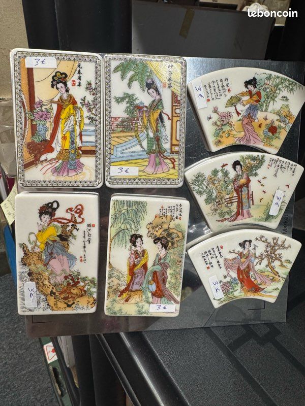 Collection de magnets chinois en porcelaine (image 1)