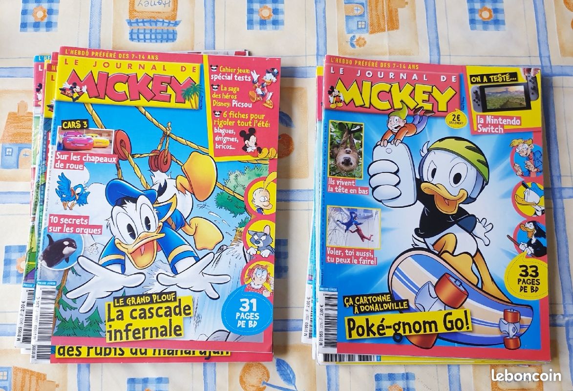 Lot de 25 magazines le journal de mickey de 2006 a 2021 (image 2)