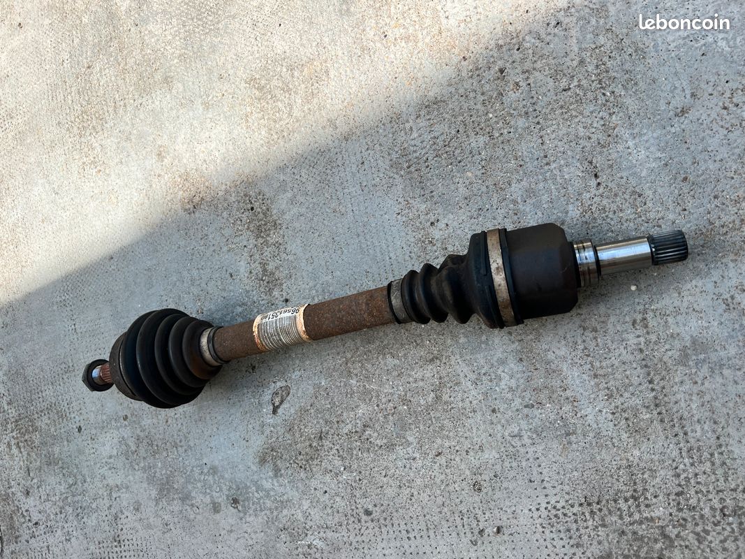 Cardan courte gauche pour peugeot 207 2009 1.6 hdi 9656135180 - Équipement  auto