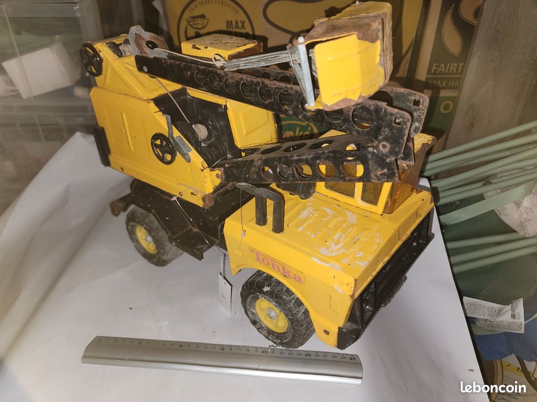 Camion grue à godets Tonka n°31 modèle rare à restaurer... (image 1)
