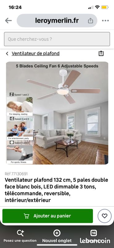 Ventilateur plafond (image 6)