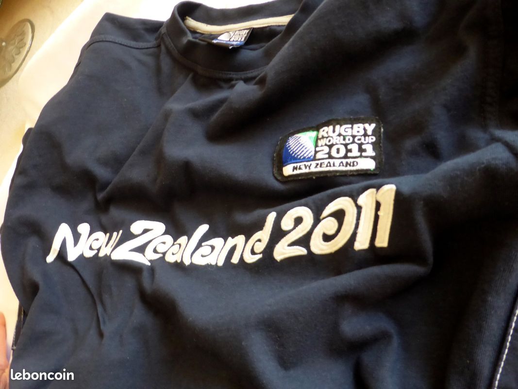Maillot New Zealand All Blacks Édition Limitée Coupe Du Monde Rugby 2011 - En Boîte - Collectors