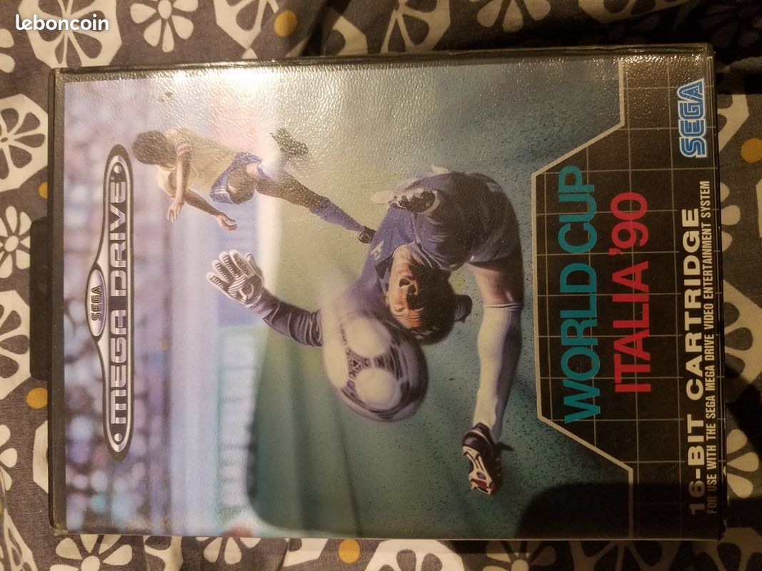 WORLD CUP ITALIA 90 - Megadrive - cartouche seule WORLD CUP ITALIA 90 - Megadrive - cartouche seule
