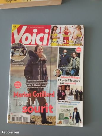 Voici n°1743 30 avril 2021 Marion Cotillard CK75017 Livres