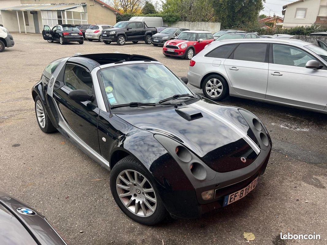Smart Roadster 0.7 i 82 ch Cabriolet 69500km suivi régulier + mécanisme capote neuf (image 2)