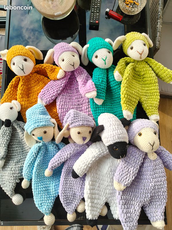 Tutter Amigurumi avec son Doudou - Fait Main au Crochet - La Mu's heure