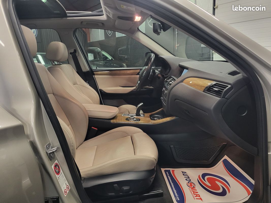 BMW X3 35d XDrive Boite Auto 3.0 d 24v DPF 313cv Luxe (Cuir - GPS - Caméra - Toit Ouvrant - Toit Pano) (image 6)