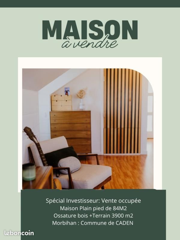 Maison 4 pièces 84 m² · à Caden · 84 m² · 199 800 €