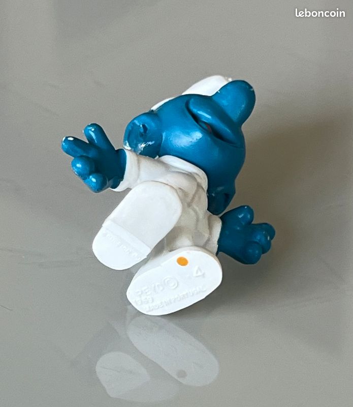 Figurita De Schtroumpf Cosmonaute Astronauta 2018 PEYO Juguete MCDONALD