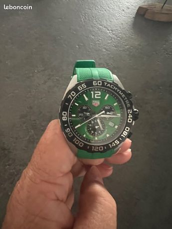 Montre De Sport GT F1 Grand Touring - Pour Homme, Couleur Verte, Style Sportif Neuf